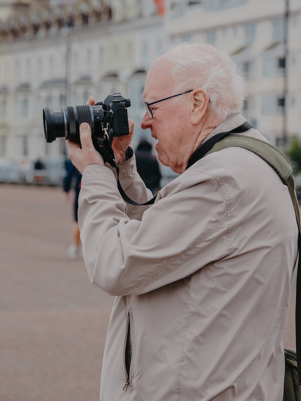 a man with a camera